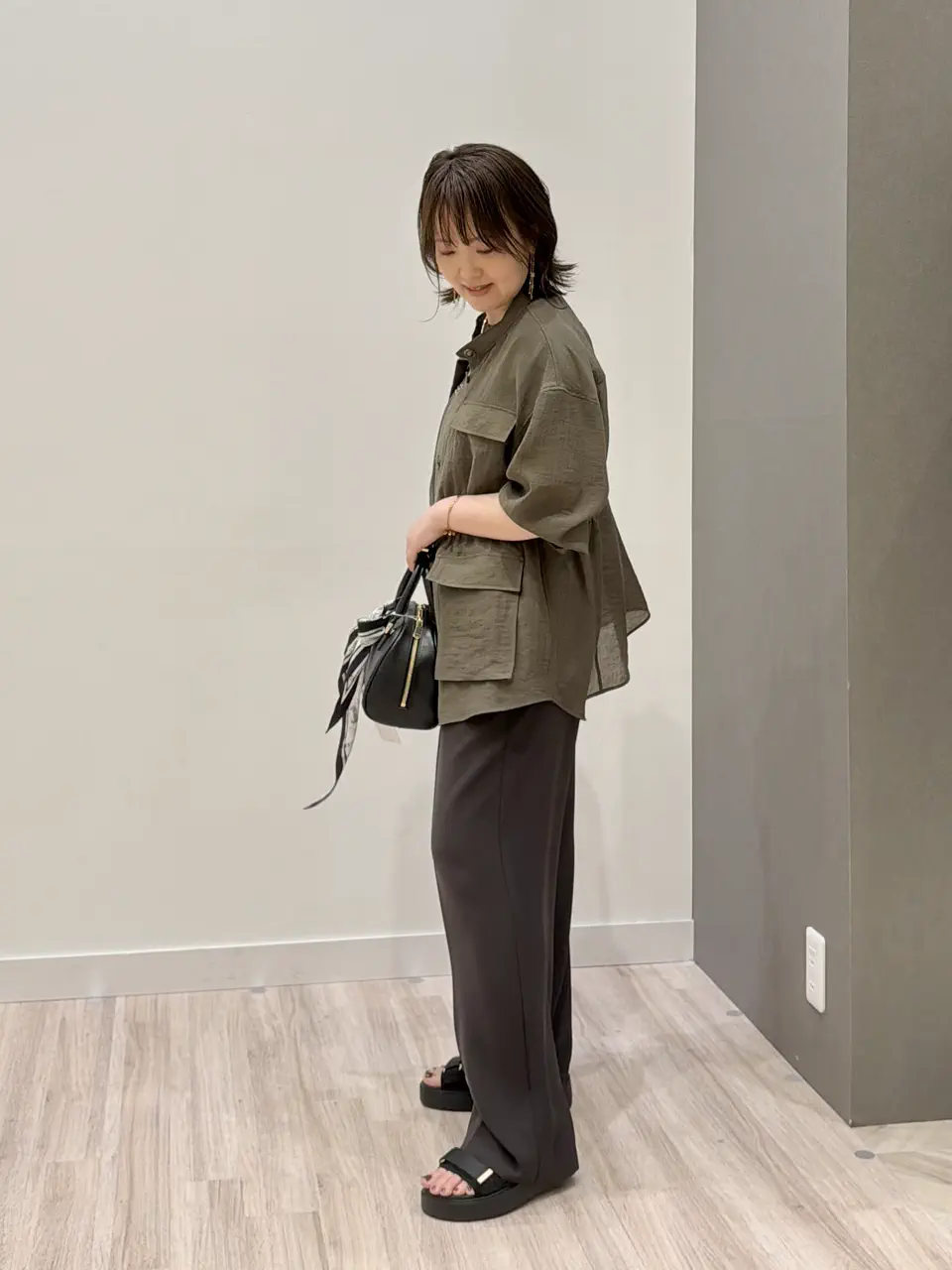 ONWARD CROSSET SELECT フジコ コーディネート画像