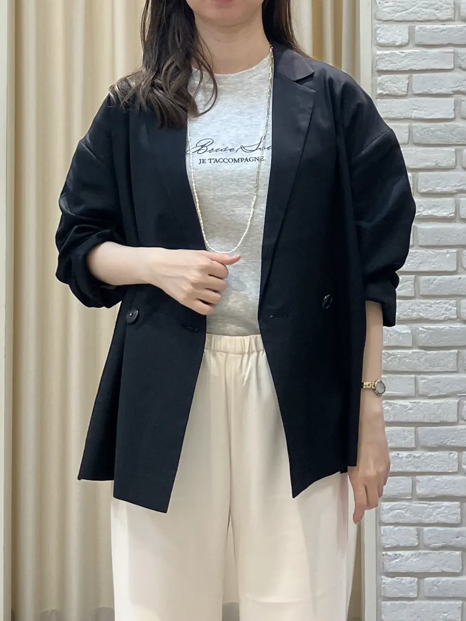ONWARD CROSSET SELECT 檀 コーディネート画像