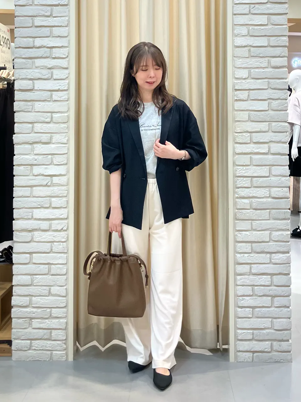 ONWARD CROSSET SELECT 檀 コーディネート画像