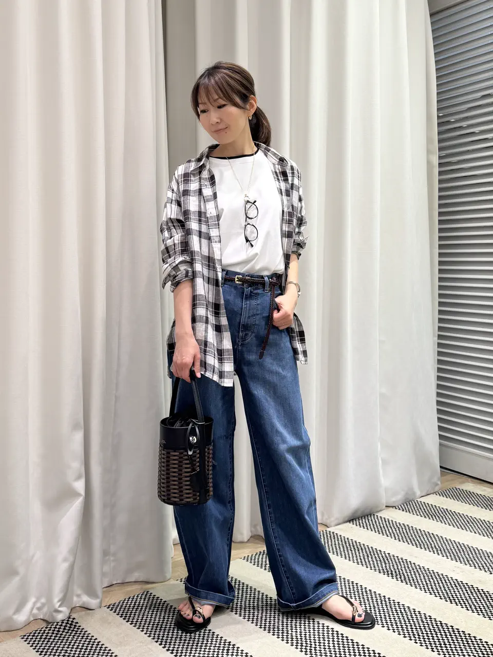 ONWARD CROSSET SELECT KURIYAMA コーディネート画像