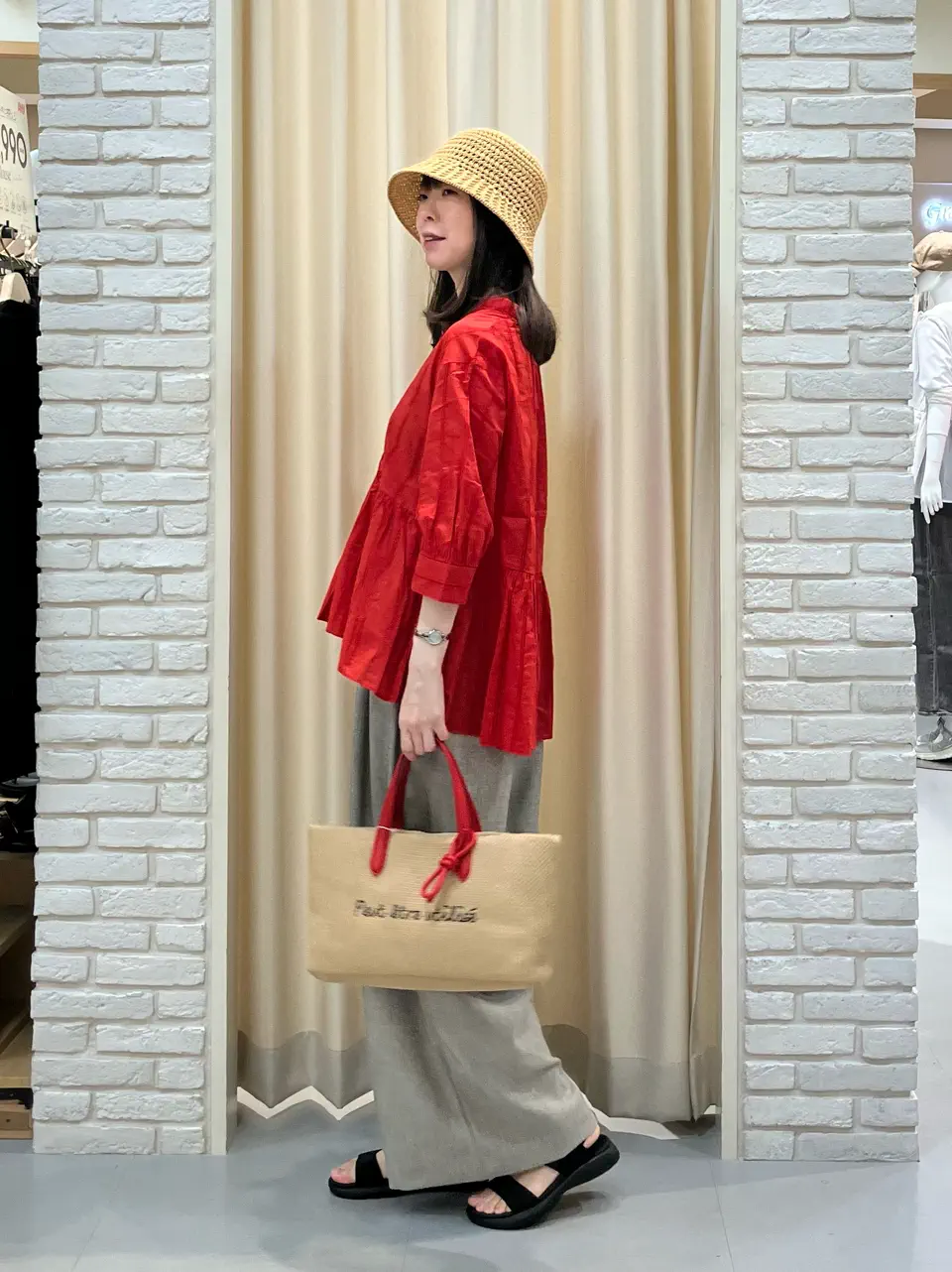 ONWARD CROSSET SELECT 檀 コーディネート画像