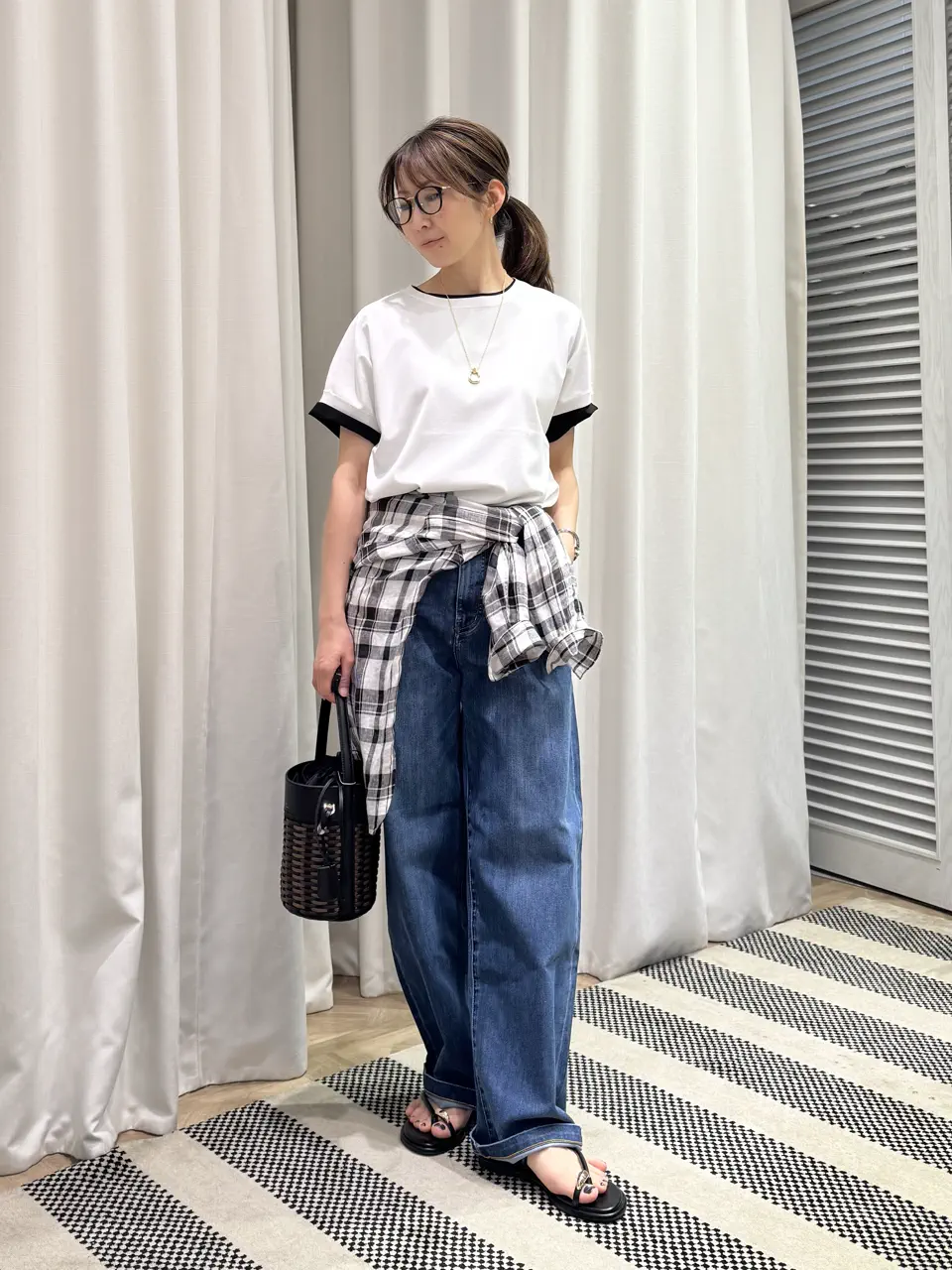 ONWARD CROSSET SELECT KURIYAMA コーディネート画像