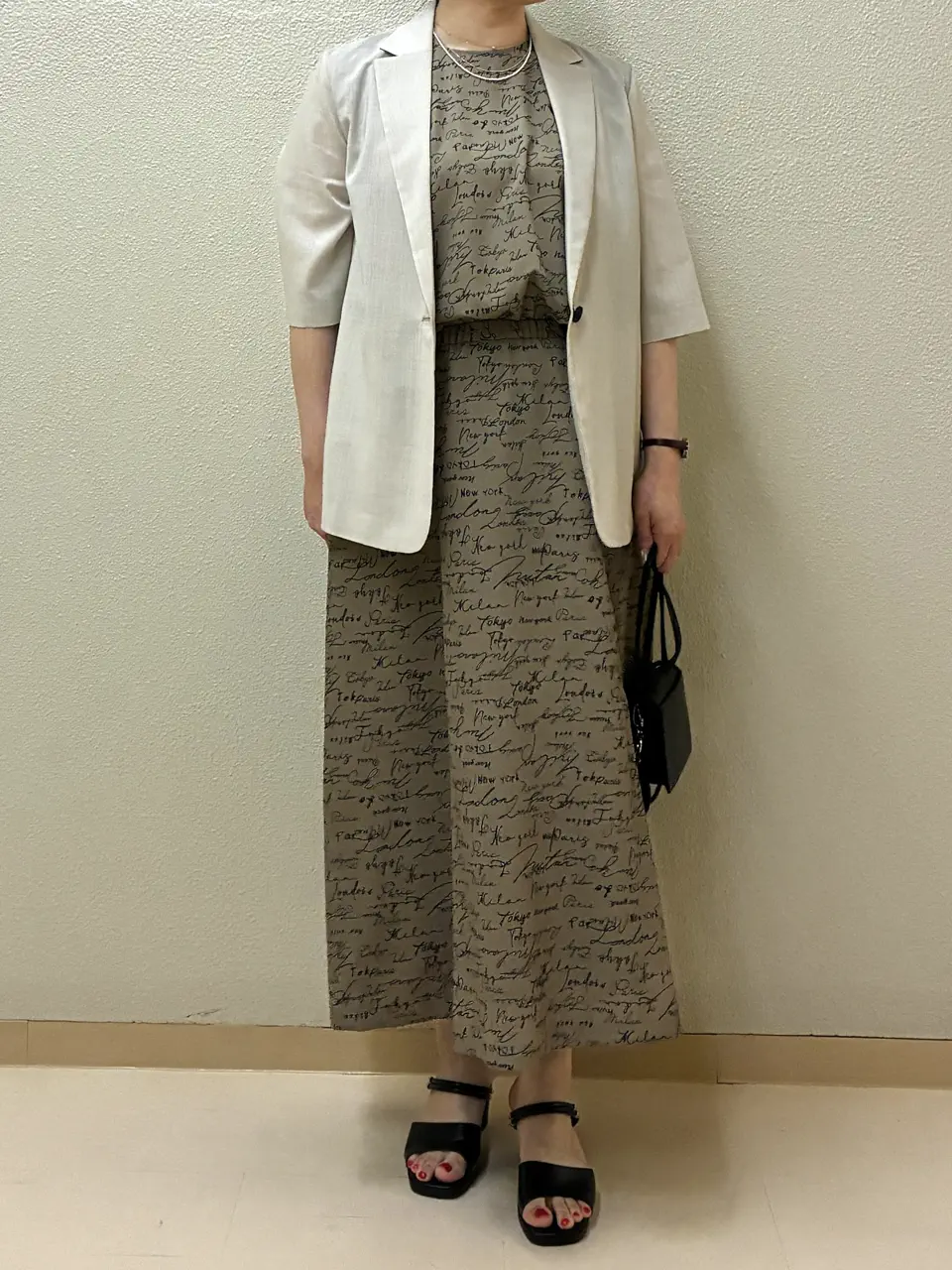ONWARD CROSSET SELECT ハナ コーディネート画像