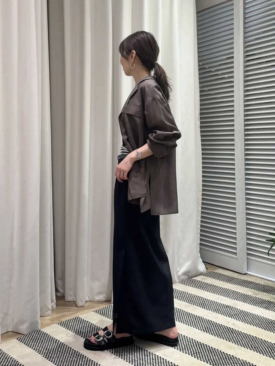 ONWARD CROSSET SELECT KURIYAMA コーディネート画像