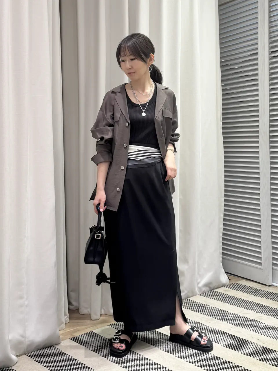 ONWARD CROSSET SELECT KURIYAMA コーディネート画像