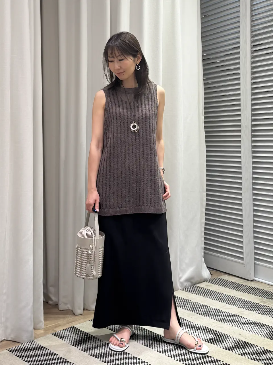 ONWARD CROSSET SELECT KURIYAMA コーディネート画像