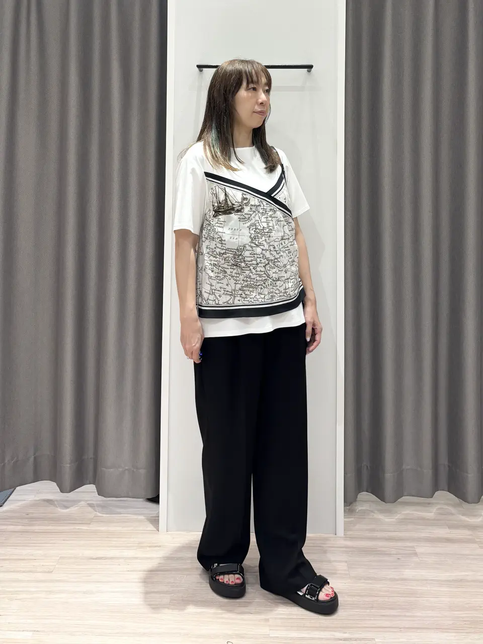 ONWARD CROSSET SELECT SAKAI コーディネート画像