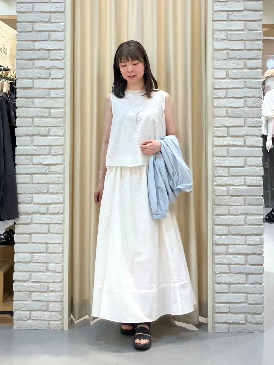 ONWARD CROSSET SELECT 檀 コーディネート画像