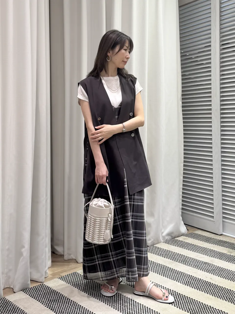 ONWARD CROSSET SELECT KURIYAMA コーディネート画像