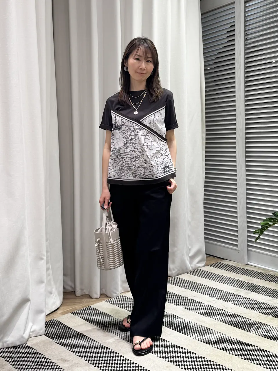 ONWARD CROSSET SELECT KURIYAMA コーディネート画像