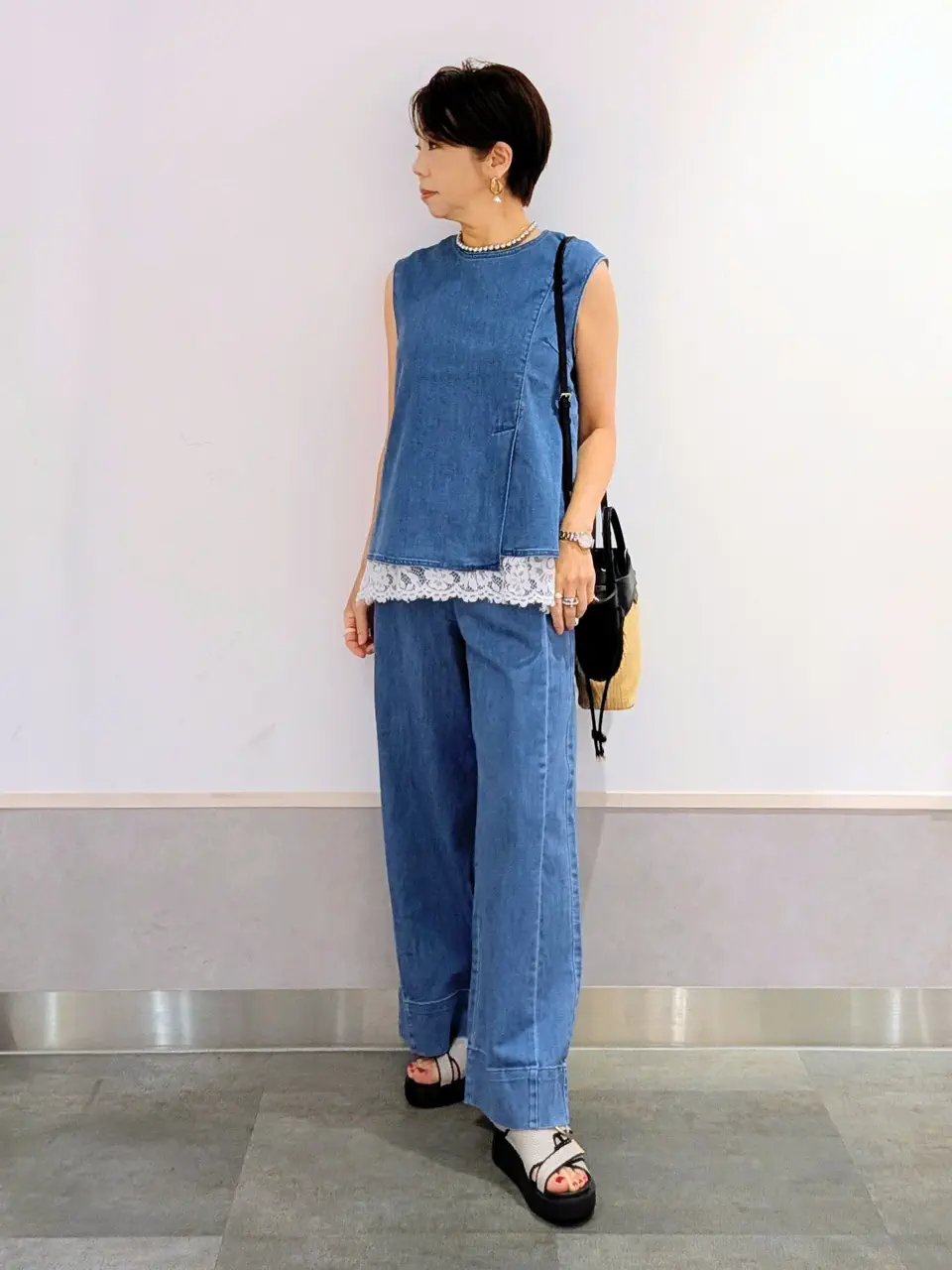 ONWARD CROSSET SELECT niwa コーディネート画像