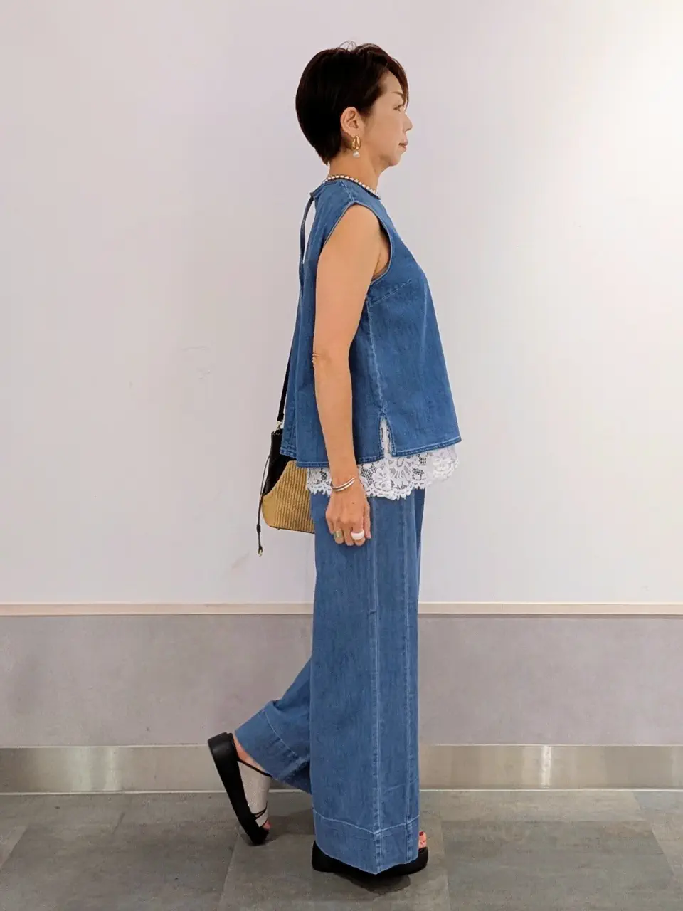 ONWARD CROSSET SELECT niwa コーディネート画像