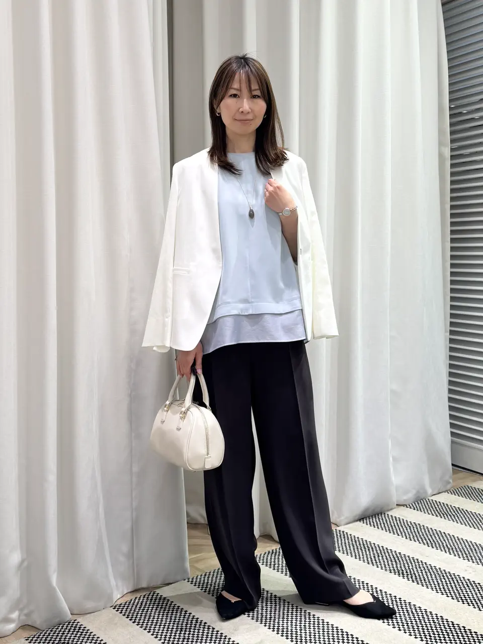 ONWARD CROSSET SELECT KURIYAMA コーディネート画像