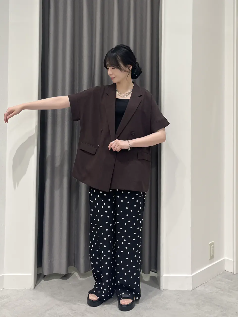 ONWARD CROSSET SELECT AI コーディネート画像