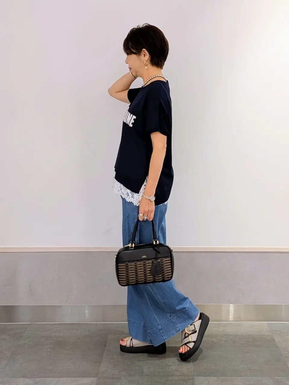 ONWARD CROSSET SELECT niwa コーディネート画像