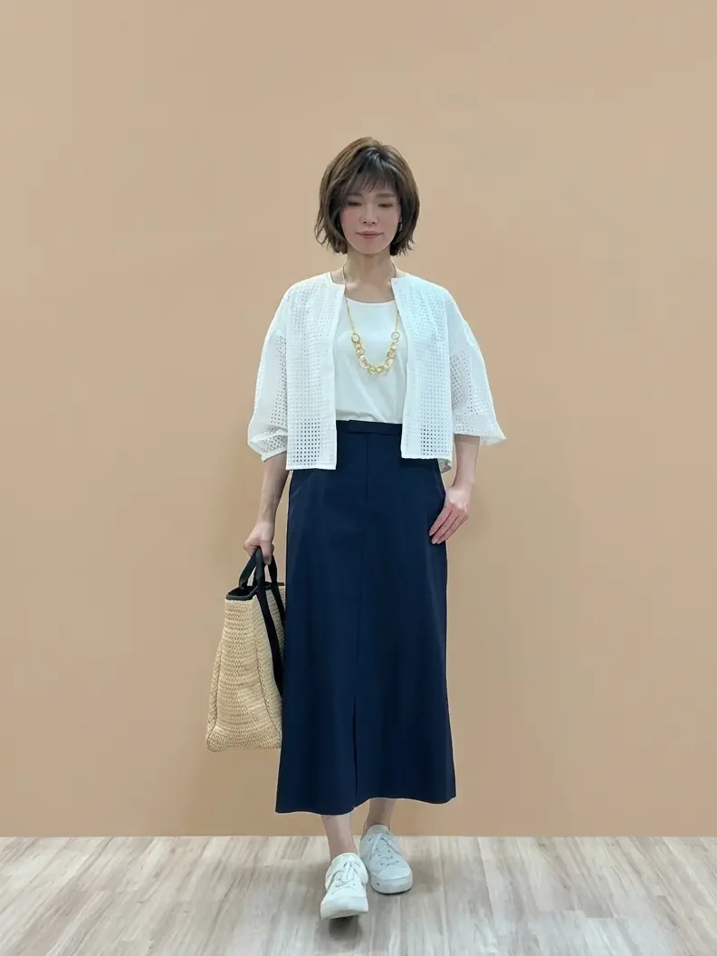ONWARD CROSSET SELECT umi コーディネート画像