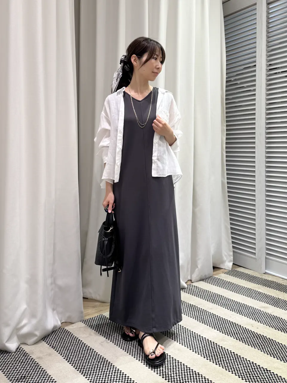 ONWARD CROSSET SELECT KURIYAMA コーディネート画像