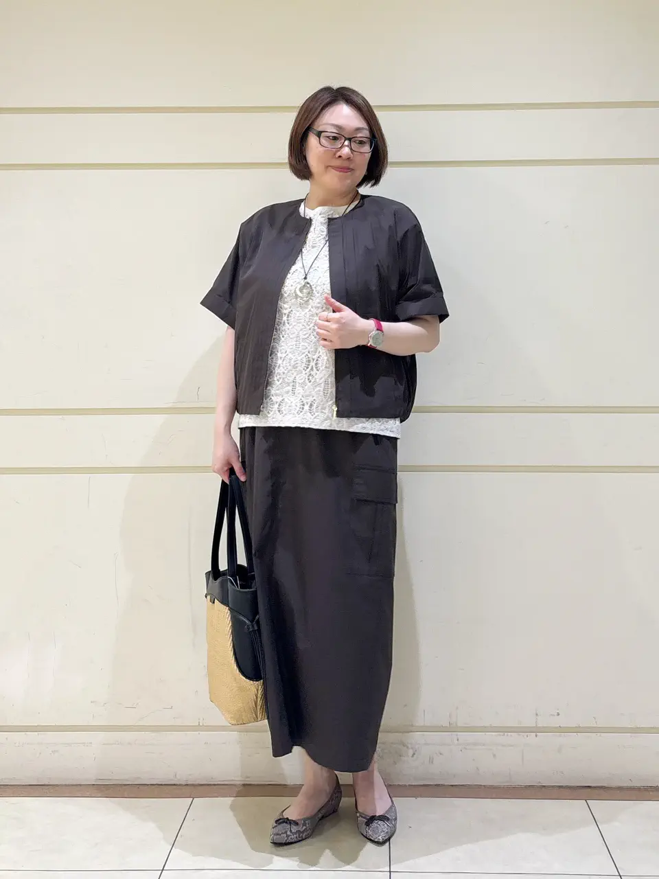 ONWARD CROSSET SELECT 山崎 コーディネート画像