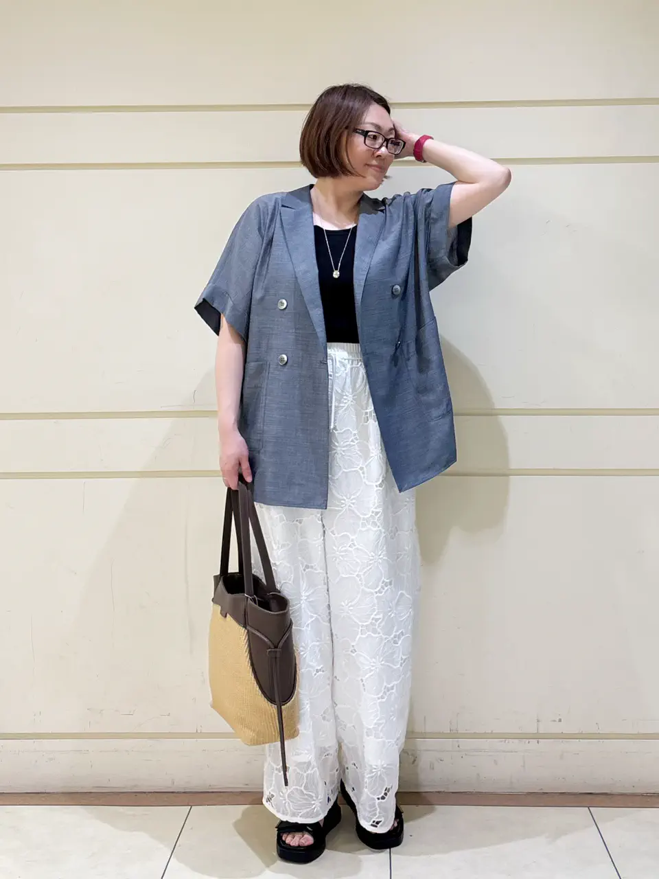 ONWARD CROSSET SELECT 山崎 コーディネート画像