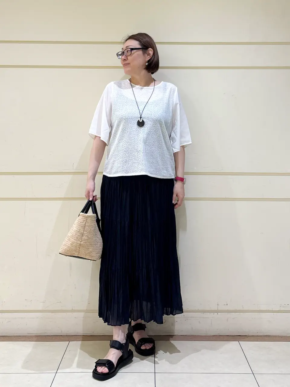 ONWARD CROSSET SELECT 山崎 コーディネート画像