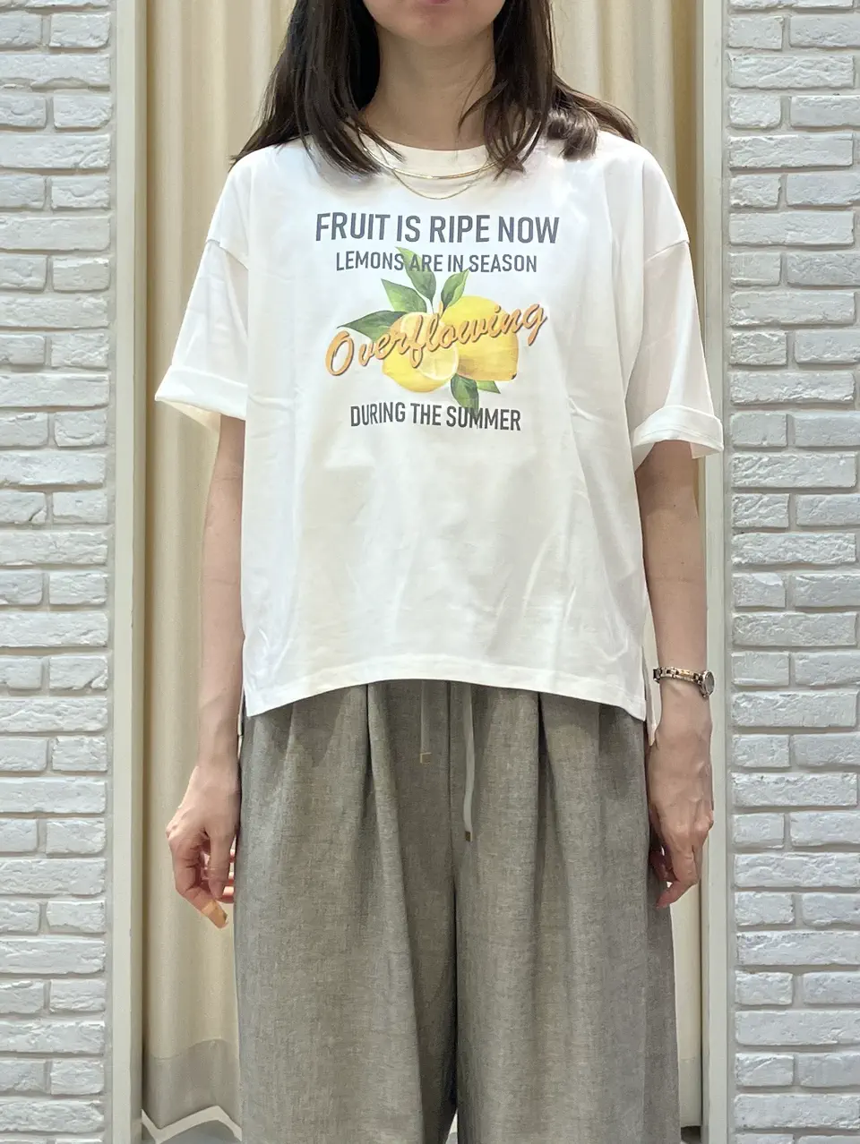 ONWARD CROSSET SELECT 檀 コーディネート画像