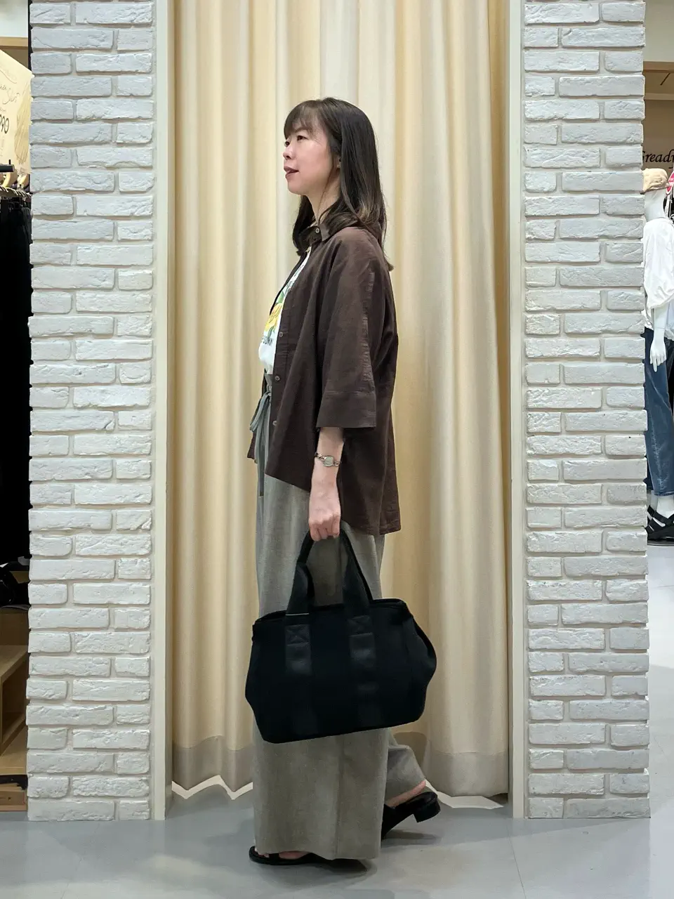 ONWARD CROSSET SELECT 檀 コーディネート画像