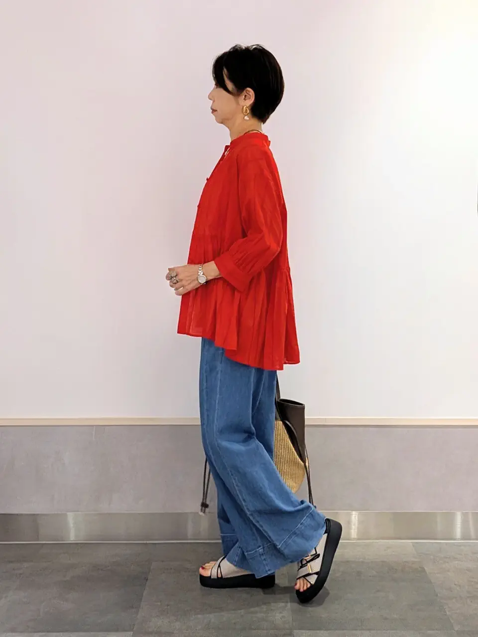 ONWARD CROSSET SELECT niwa コーディネート画像