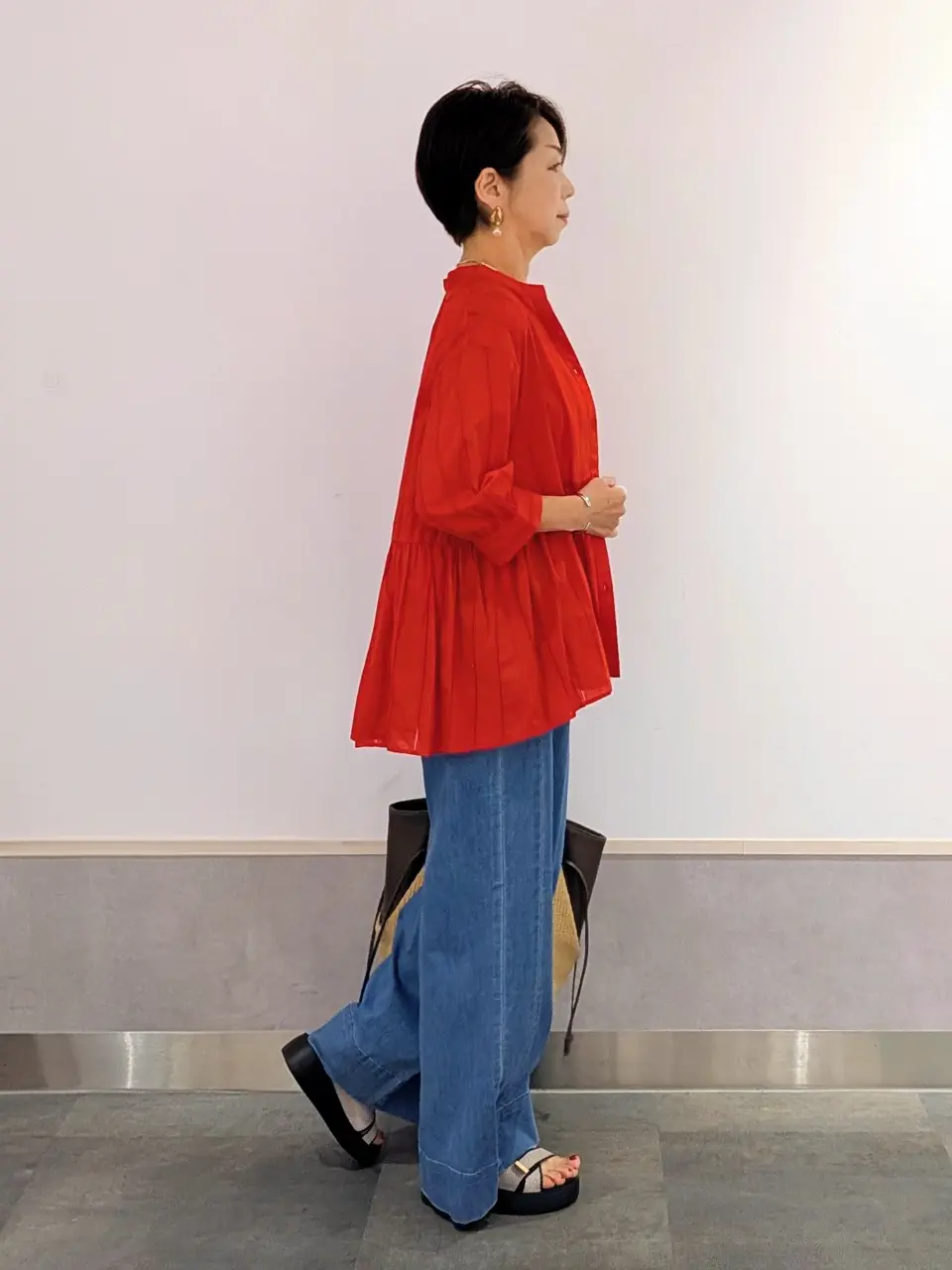 ONWARD CROSSET SELECT niwa コーディネート画像