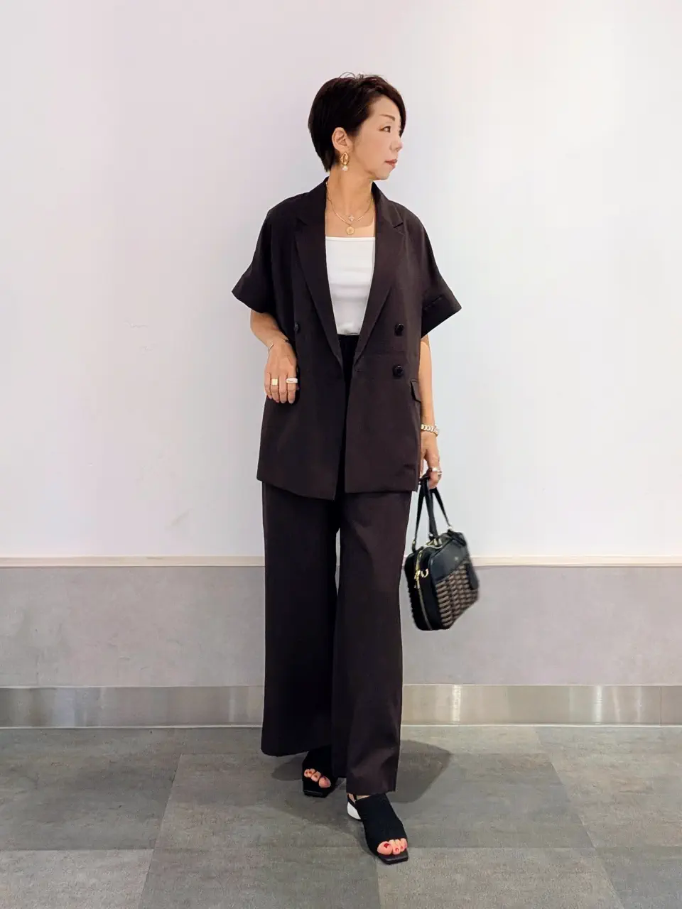 ONWARD CROSSET SELECT niwa コーディネート画像