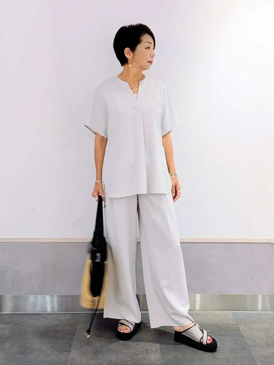 ONWARD CROSSET SELECT niwa コーディネート画像