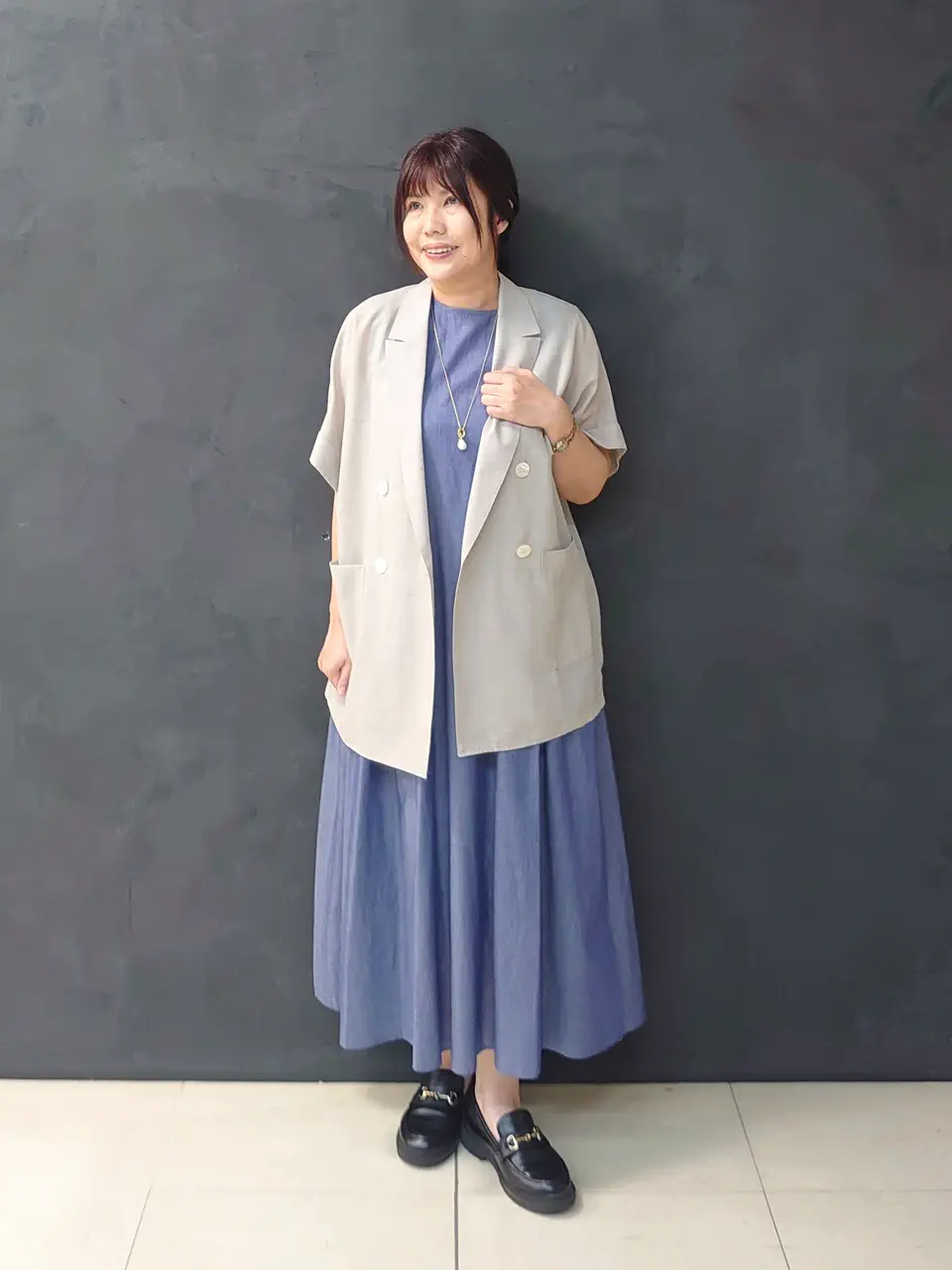 ONWARD CROSSET SELECT 森 コーディネート画像