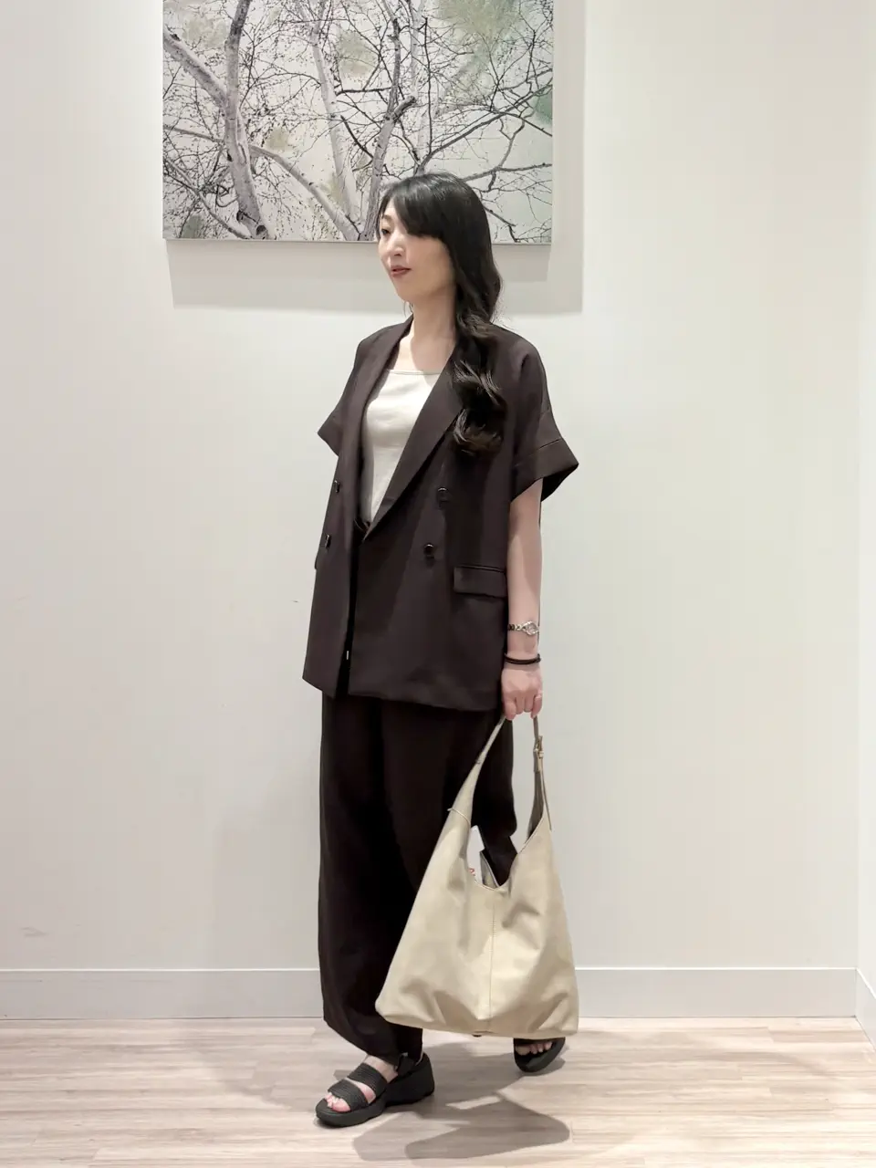ONWARD CROSSET SELECT 岡 コーディネート画像