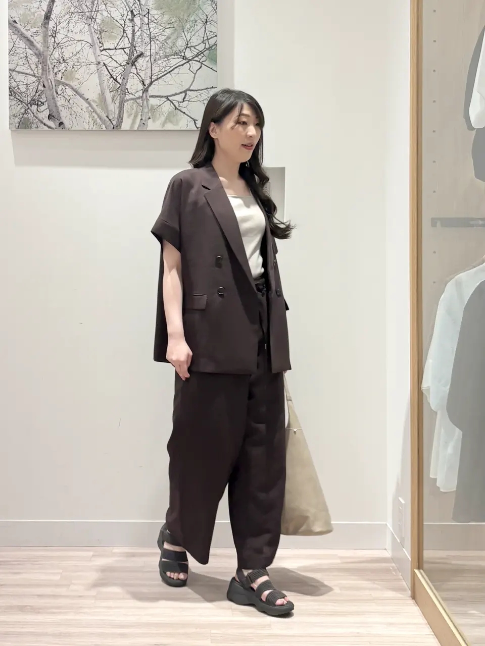 ONWARD CROSSET SELECT 岡 コーディネート画像