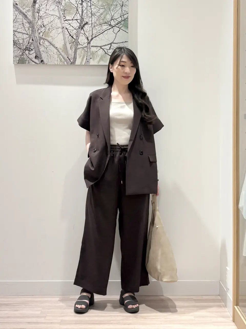 ONWARD CROSSET SELECT 岡 コーディネート画像