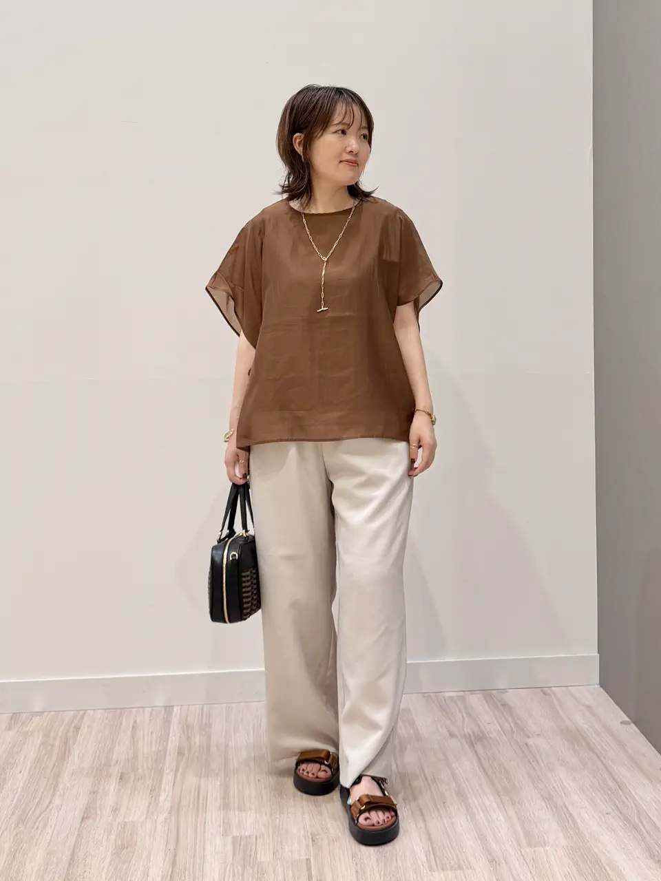 ONWARD CROSSET SELECT フジコ コーディネート画像