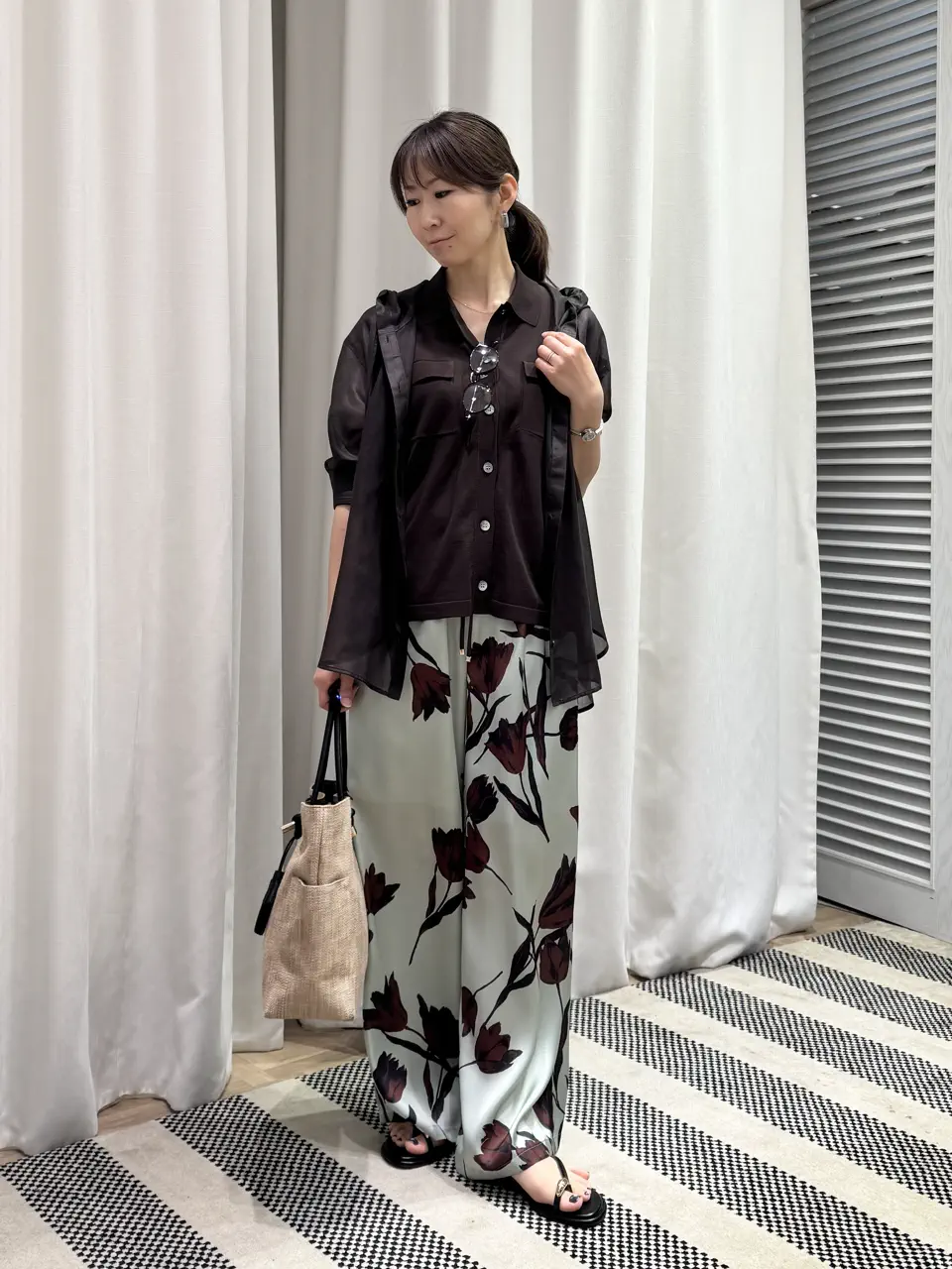 ONWARD CROSSET SELECT KURIYAMA コーディネート画像
