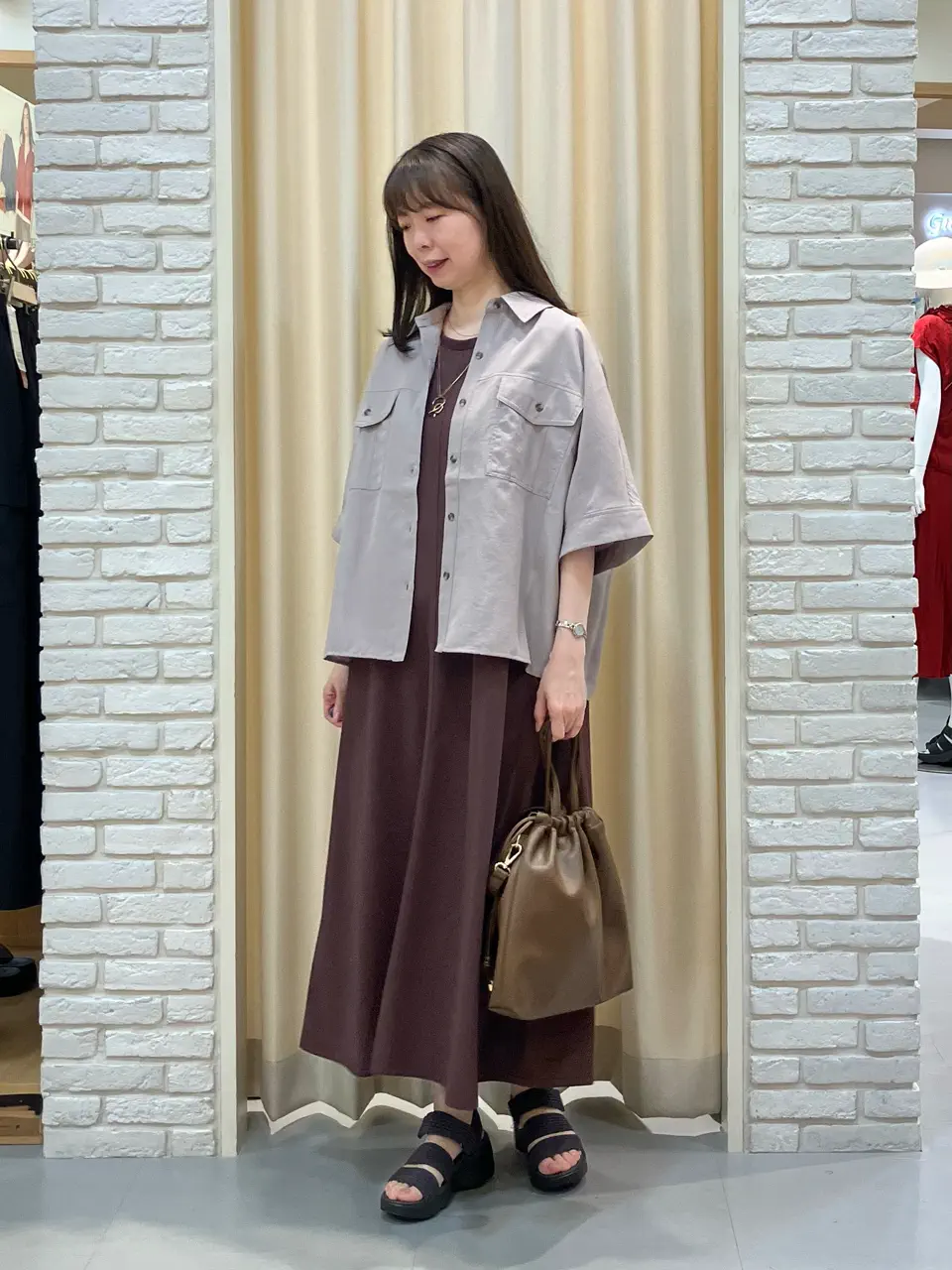  檀 コーディネート画像