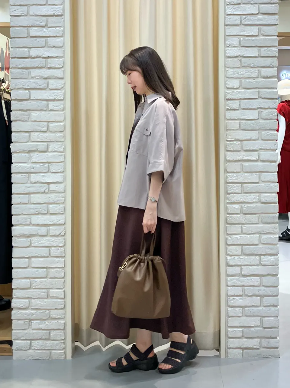 ONWARD CROSSET SELECT 檀 コーディネート画像