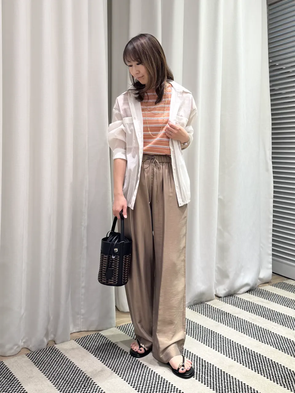 ONWARD CROSSET SELECT KURIYAMA コーディネート画像