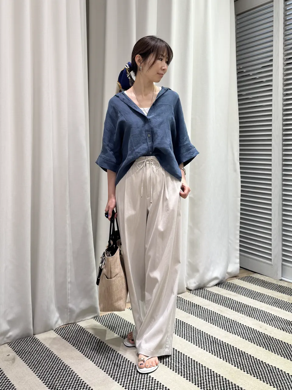 ONWARD CROSSET SELECT KURIYAMA コーディネート画像