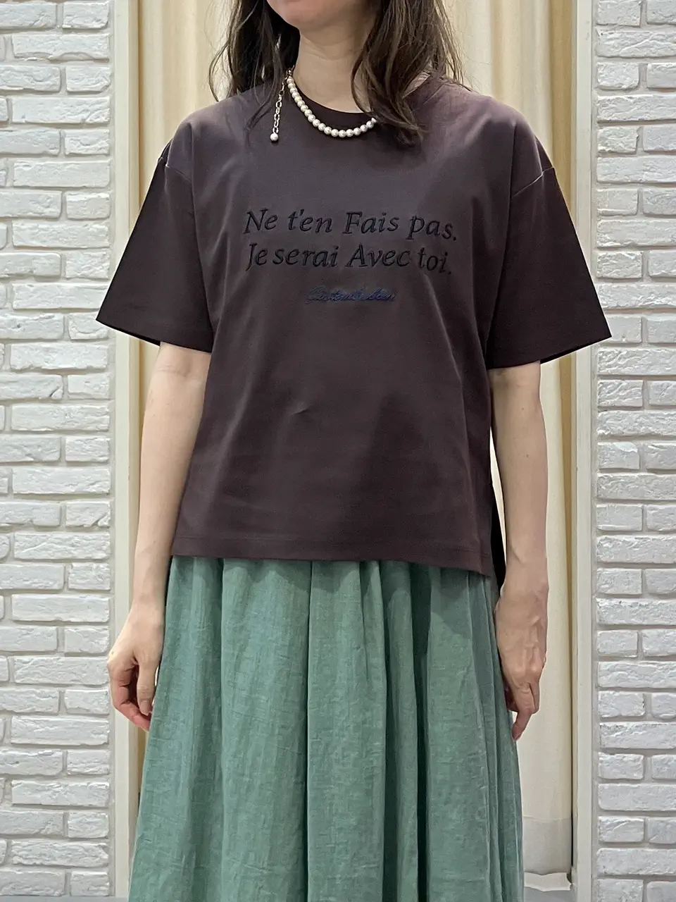 ONWARD CROSSET SELECT 檀 コーディネート画像