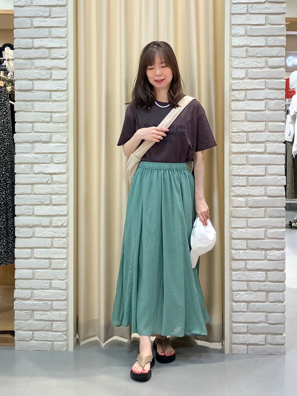 ONWARD CROSSET SELECT 檀 コーディネート画像