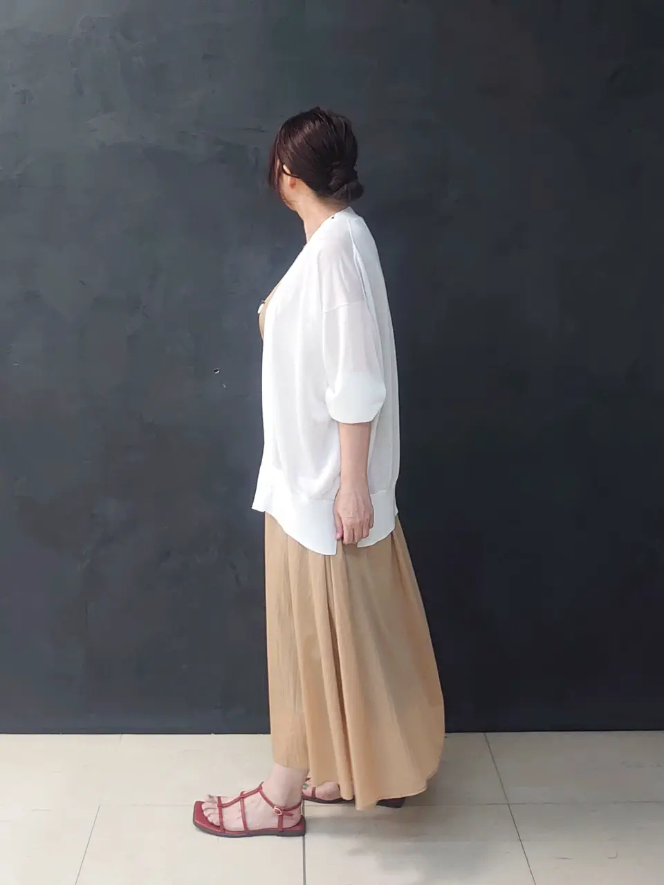 ONWARD CROSSET SELECT 森 コーディネート画像