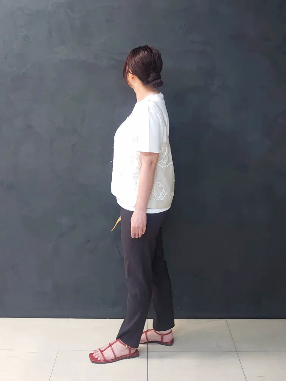 ONWARD CROSSET SELECT 森 コーディネート画像