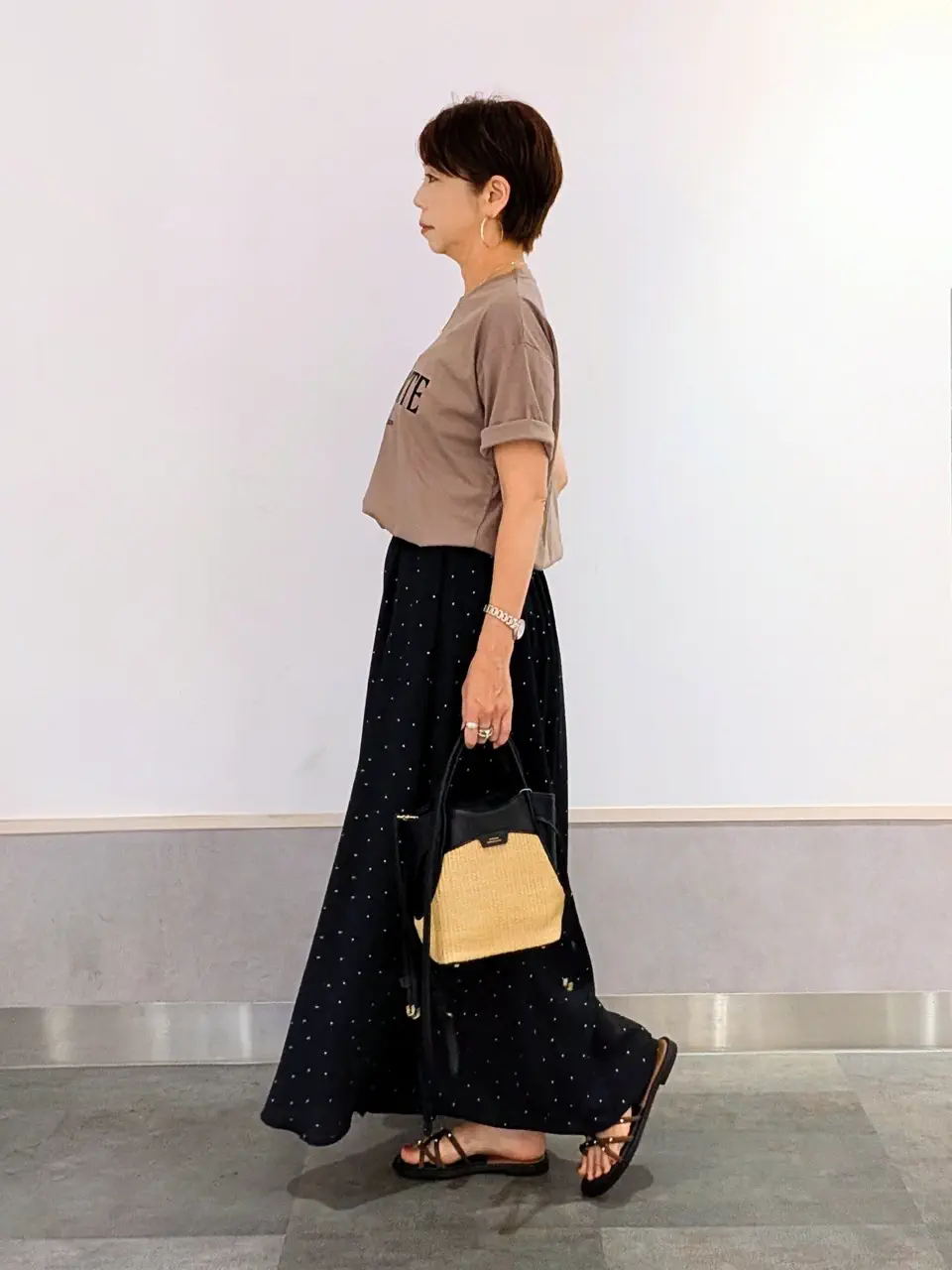 ONWARD CROSSET SELECT niwa コーディネート画像
