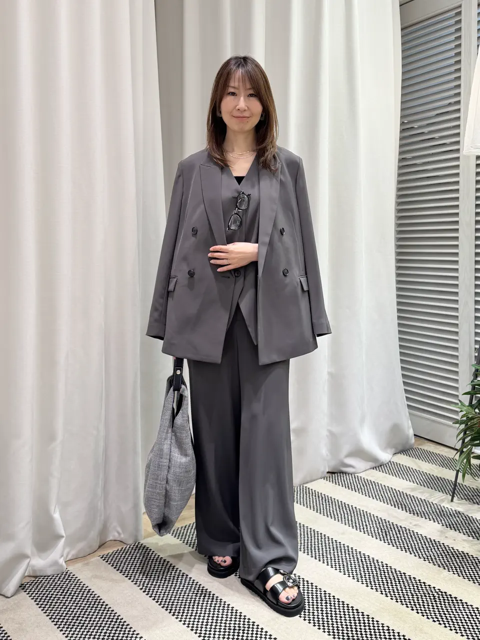 ONWARD CROSSET SELECT KURIYAMA コーディネート画像