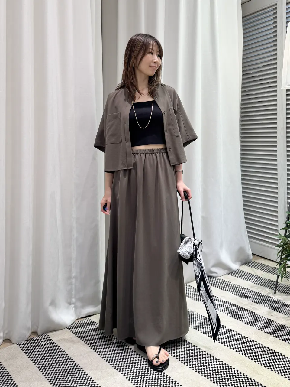 ONWARD CROSSET SELECT KURIYAMA コーディネート画像