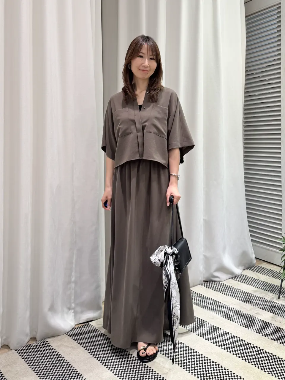 ONWARD CROSSET SELECT KURIYAMA コーディネート画像