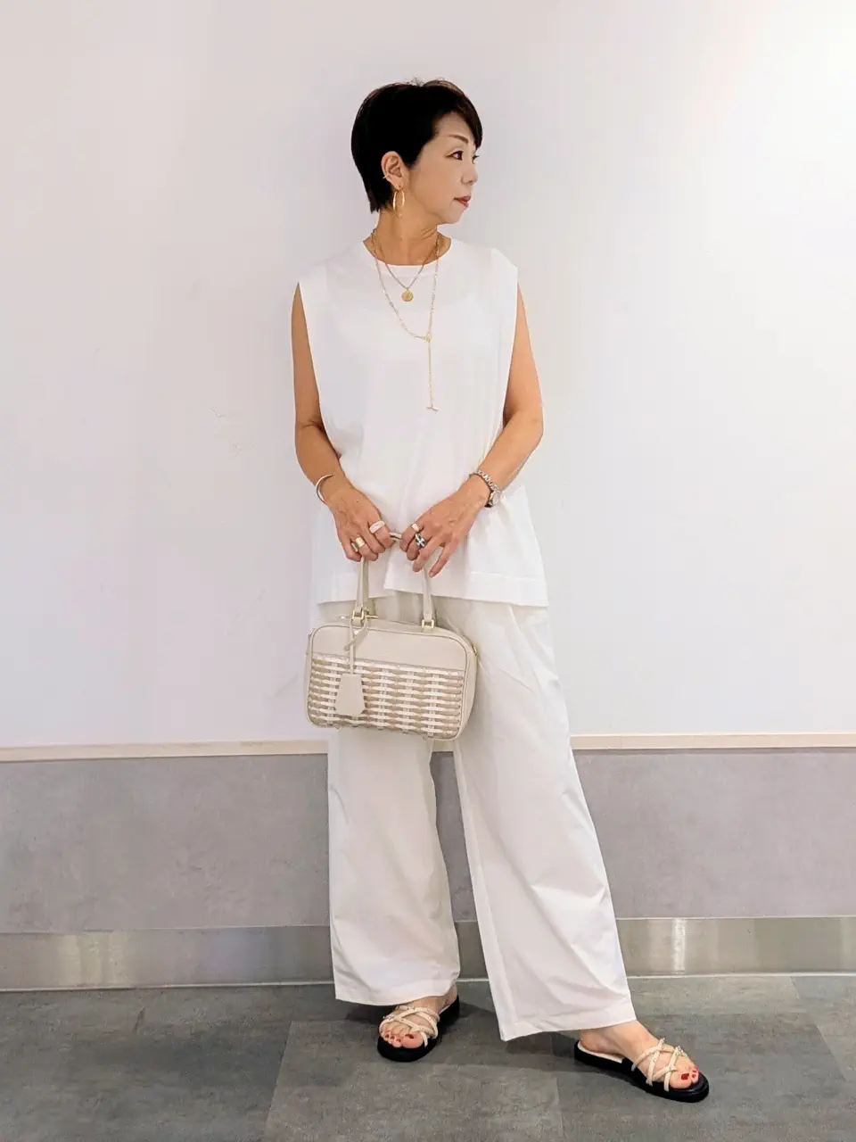 ONWARD CROSSET SELECT niwa コーディネート画像