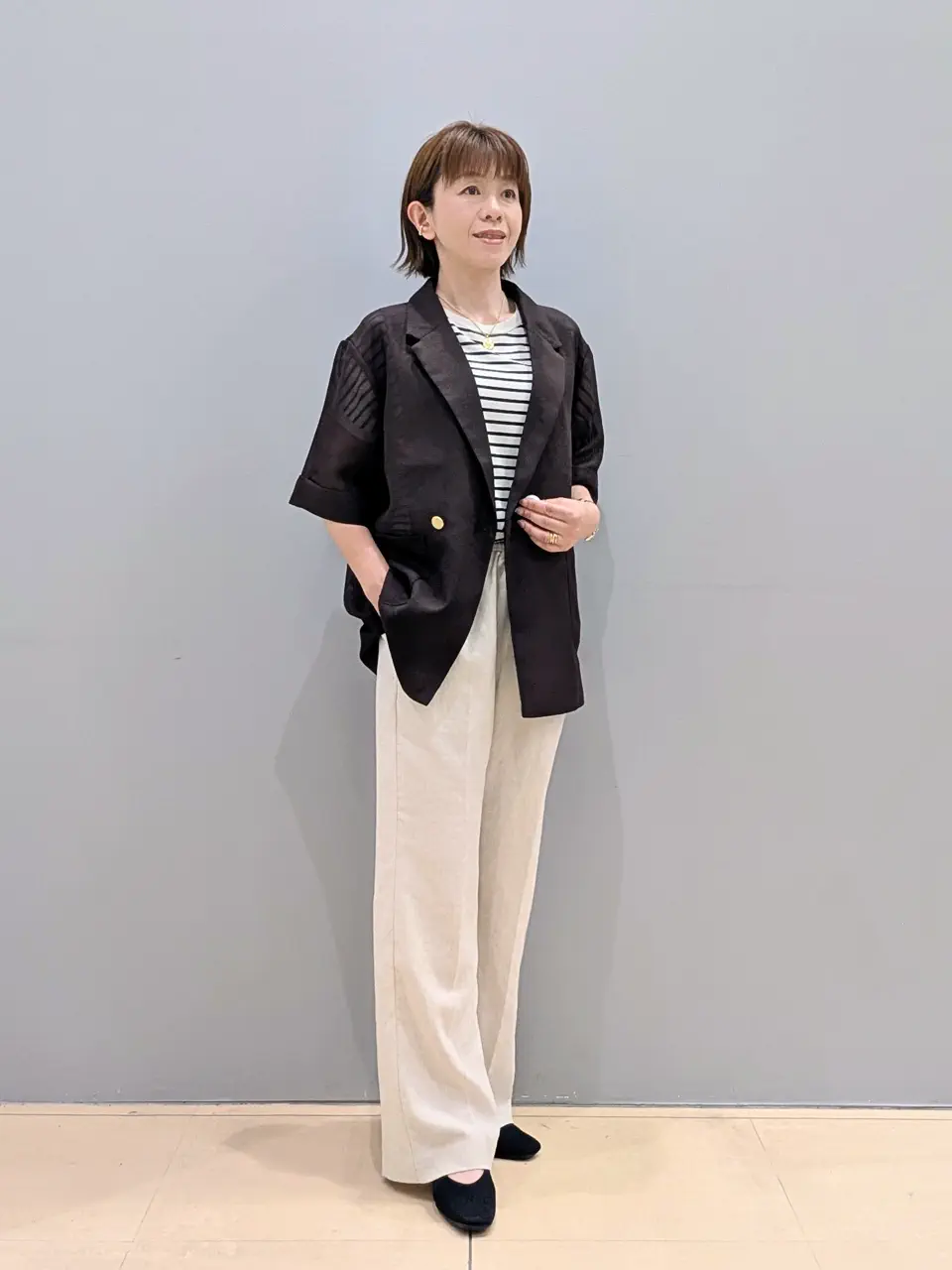 ONWARD CROSSET SELECT 見帆 コーディネート画像
